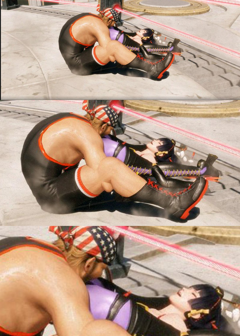 It was a power bomb. She’s actually in great pain... Pain...